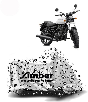 ZIMBER Waterproof Two Wheeler Cover for Royal Enfield(Thunderbird, Silver)