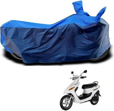 DeepShakshi AUTOMOTIVE Waterproof Two Wheeler Cover for Indus(Yo Electron, Blue)