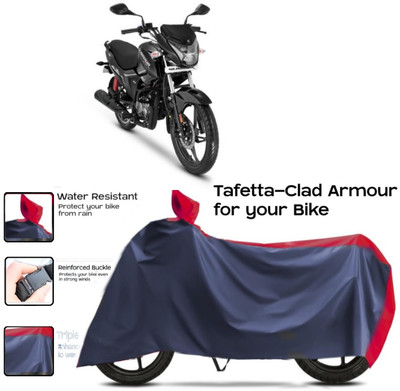 WMIZEXA Two Wheeler Cover for Hero(Glamour i3s BS6, Red, Blue)