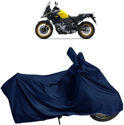 DIGGU Two Wheeler Cover for Suzuki(V-Strom 650 XT, Blue)