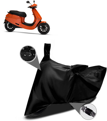 PAGORA Waterproof Two Wheeler Cover for Ola(Black)