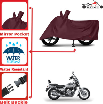 AASHTIK MART Two Wheeler Cover for Bajaj(Avenger 220 Cruise, Maroon)