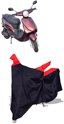 Amexride Two Wheeler Cover for Avon(E Star BS6, Black)
