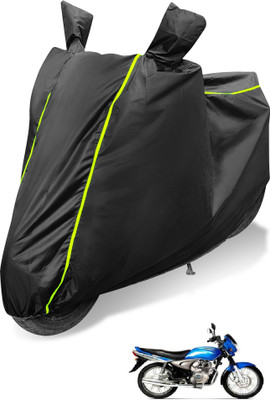 MOCKHE Waterproof Two Wheeler Cover for Bajaj(Wind 125, Black)