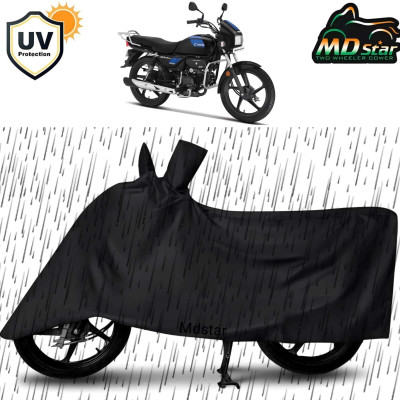 Mdstar Two Wheeler Cover for Bajaj(Electric Cruz, Black)