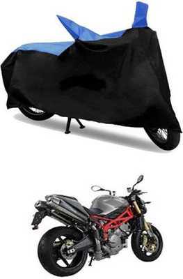 LIFE TO HUB Waterproof Two Wheeler Cover for TVS(CB, Black, Blue)