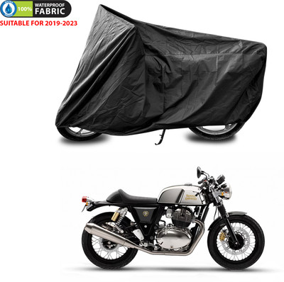 PAGORA Waterproof Two Wheeler Cover for Royal Enfield(Continental GT 650, Black)