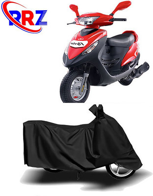 RRZ Waterproof Two Wheeler Cover for Mahindra(Flyte, Black)