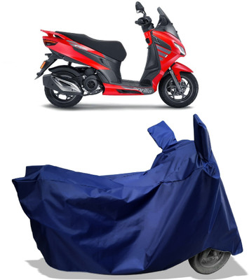 Amexride Two Wheeler Cover for Aprilia(SXR 160, Blue)