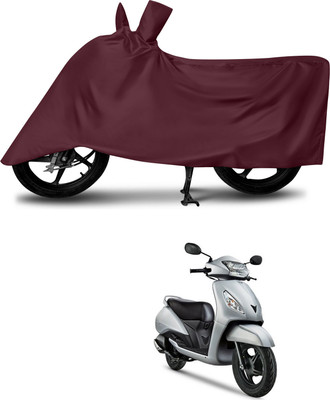 DeepShakshi AUTOMOTIVE Waterproof Two Wheeler Cover for TVS(Jupiter, Maroon)