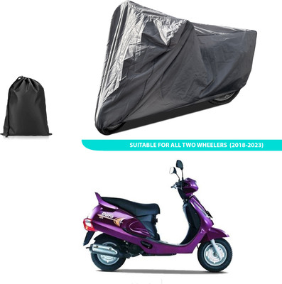 PAGORA Two Wheeler Cover for Mahindra(Duro 125, Grey)