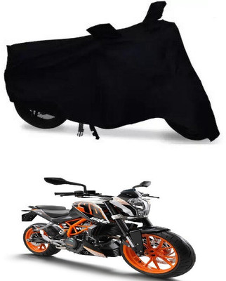 SMDP Waterproof Two Wheeler Cover for KTM(Duke 390 ABS, Black)