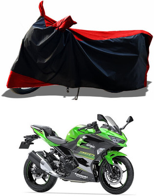 DeepShakshi AUTOMOTIVE Waterproof Two Wheeler Cover for Kawasaki(Ninja 250, Red)