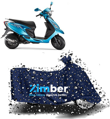 APNEK Two Wheeler Cover for TVS(Zest, Blue)
