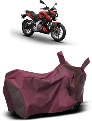 Mdstar Waterproof Two Wheeler Cover for Bajaj(Pulsar N160, Maroon)