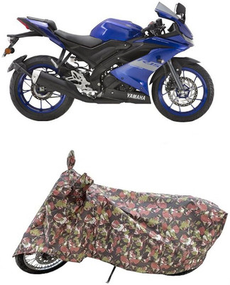 Coxtor Waterproof Two Wheeler Cover for Yamaha(YZF R15 V3 BS6, Multicolor)