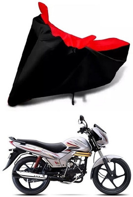 DeepShakshi AUTOMOTIVE Waterproof Two Wheeler Cover for Mahindra(Centuro XT, Red, Black)