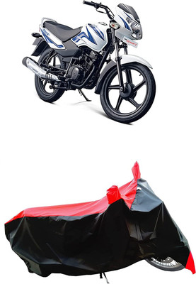 KEDIT Two Wheeler Cover for TVS(Sport ES, Red)