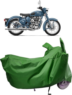 Amexride Two Wheeler Cover for Royal Enfield(Squadron Blue, Maroon)