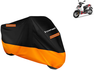 Horseyaart Waterproof Two Wheeler Cover for Aprilia(SR 125, Orange)