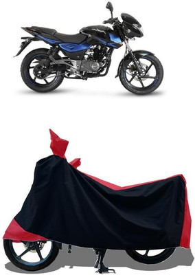 KEDIT Two Wheeler Cover for Bajaj(Pulsar 150 DTS-i, Red)