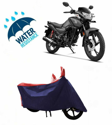 bykorrzon Waterproof Two Wheeler Cover for Honda(SP125, Red, Blue)