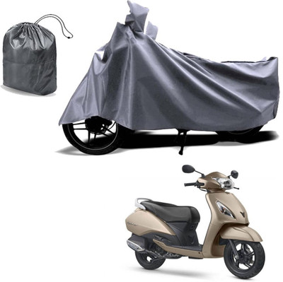 Autoinnovation Waterproof Two Wheeler Cover for TVS(Jupiter, Grey)
