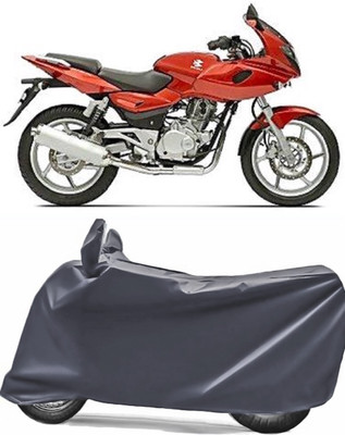 V VINTON Two Wheeler Cover for Bajaj(Pulsar 220, Grey)