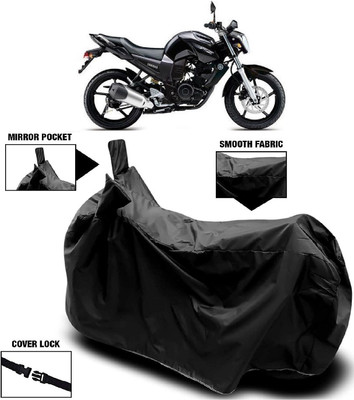 MMSSTAR Waterproof Two Wheeler Cover for Yamaha(FZ16, Black)