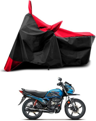 AASHTIK MART Two Wheeler Cover for Universal For Bike(Passion Pro TR, Red, Black)