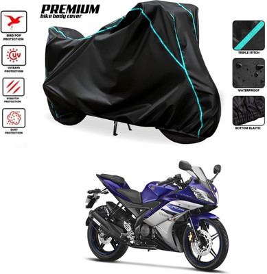 SThanaveX Waterproof Two Wheeler Cover for Yamaha(YZF-R15 V2, Black)