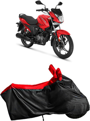 APNEK Waterproof Two Wheeler Cover for Hero(Glamour, Black, Red)