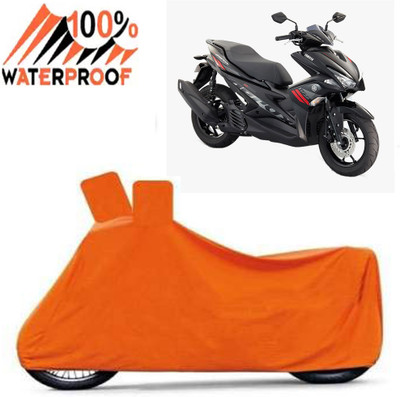 Autoinnovation Waterproof Two Wheeler Cover for Yamaha(Aerox 155 Maxi, Orange)
