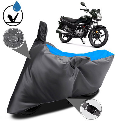 DeepShakshi AUTOMOTIVE Waterproof Two Wheeler Cover for Hero(Super Splendor, Blue)