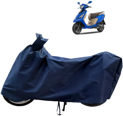 Horseyaart Waterproof Two Wheeler Cover for TVS(Zest 110, Blue)