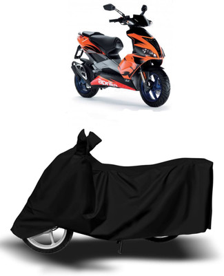 BigFly Waterproof Two Wheeler Cover for Aprilia(SR 125, Black)