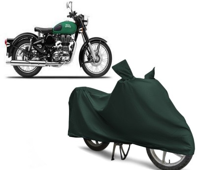 EGAL Waterproof Two Wheeler Cover for Royal Enfield(Meteor BS6, Green)