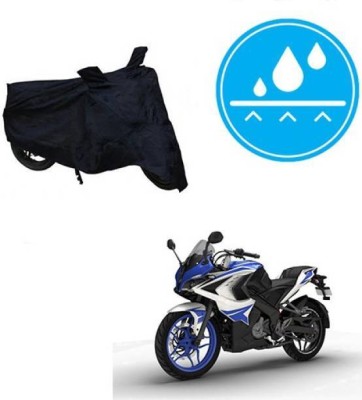 LIFE TO HUB Two Wheeler Cover for Ather, KTM, Piaggio, Royal Enfield, Suzuki(Avenger 400 BS6, Black)