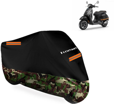 Horseyaart Waterproof Two Wheeler Cover for Vespa(GTS Super 300, Multicolor)