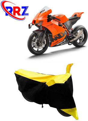 RRZ Waterproof Two Wheeler Cover for Ducati(SuperSport, Black, Yellow)