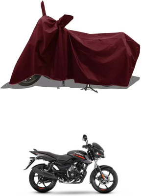 MMSSTAR Waterproof Two Wheeler Cover for Bajaj(Pulsar 125, Maroon)