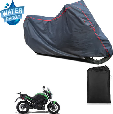 PAGORA Waterproof Two Wheeler Cover for Bajaj(Dominar 400 BS6, Grey)