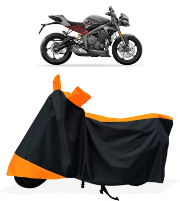 Tricway Two Wheeler Cover for Triumph(Speed Triple ABS, Orange)