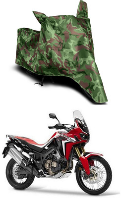 Furious3D Two Wheeler Cover for Honda(CRF1000L Africa Twin, Multicolor)