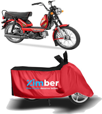 THE REAL ARV Two Wheeler Cover for TVS(XL 100, Red, Black)