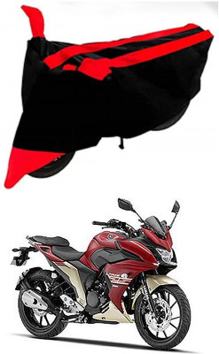 AutoGalaxy Waterproof Two Wheeler Cover for Yamaha(Fazer-250, Red, Black)