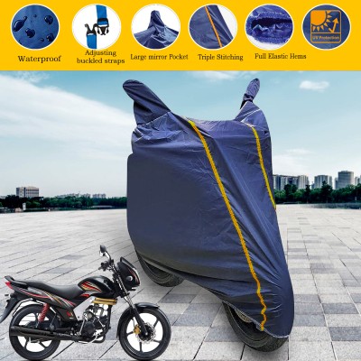 GARREGE Waterproof Two Wheeler Cover for Mahindra(Centuro, Blue)