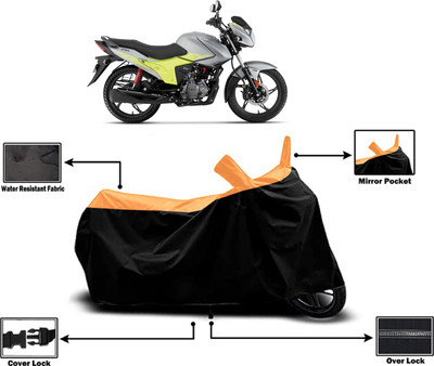 Amexride Two Wheeler Cover for Hero(Blaze, Orange)