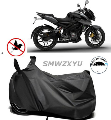 smwzxyu Two Wheeler Cover for Bajaj(Pulsar 250 BS6, Black)