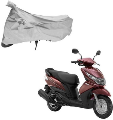 MMSSTAR Waterproof Two Wheeler Cover for Yamaha(Ray, Silver)